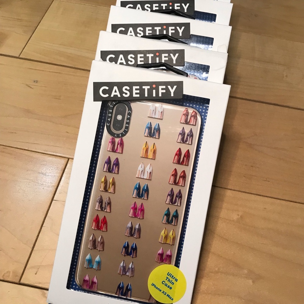 CASETIFY Apple iPhone XS Max Clear High Heel FashIon Phonecase Nib Msrp $38